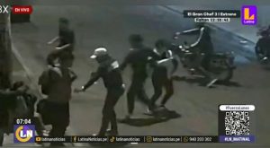 SJL: motorizados asaltan a jóvenes danzantes en plena calle