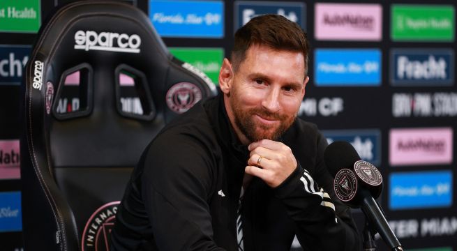 Messi, muy feliz en el Inter Miami antes de su primera final