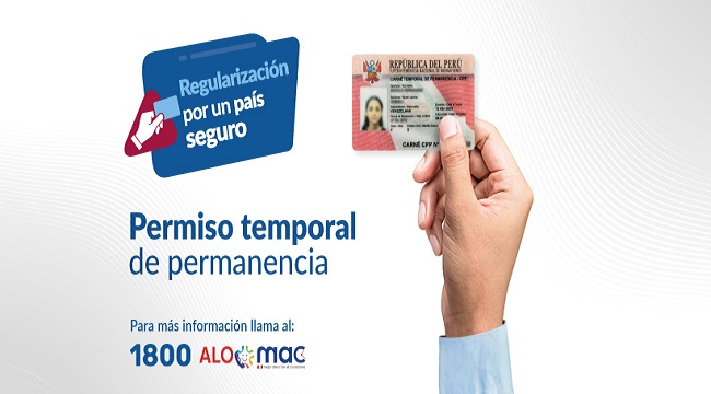 Migraciones: 70 mil extranjeros solicitaron el permiso temporal de permanencia en Perú