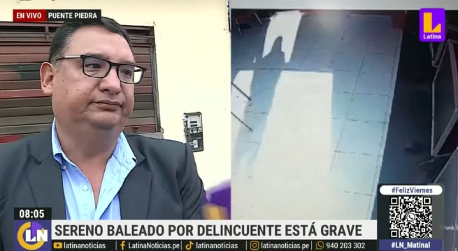 Puente Piedra: sereno baleado por intentar evitar robo sigue en grave estado de salud