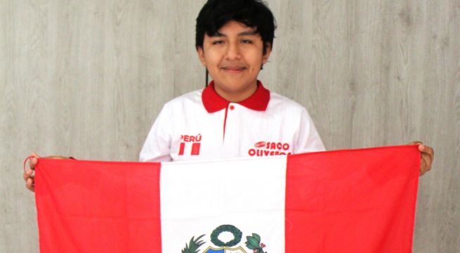 ¡Orgullo peruano! Escolar logra medalla de oro en Mundial de Geometría