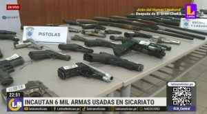 ¿Qué distritos presentan mayores casos de extorsión y sicariato, según PNP?