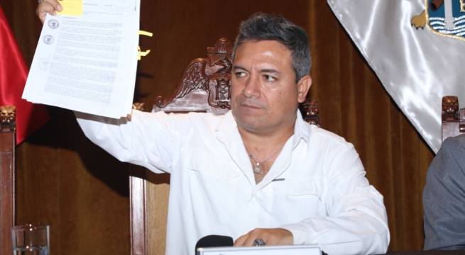 Suspenden a alcalde provincial de Trujillo, Arturo Fernández