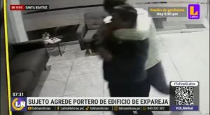 Cercado de Lima: sujeto agrede a portero de edificio donde vive su expareja