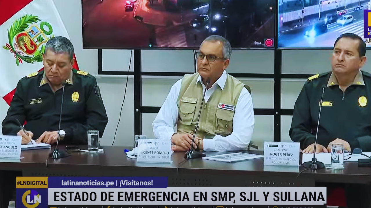 Estado de Emergencia: Conoce los derechos que se verán suspendidos en SJL, SMP y Sullana