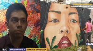 Frank Machuca, el muralista peruano que difunde arte amazónico 