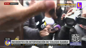 Tras destape de Punto Final: Incidentes durante intervención de colegio bamba