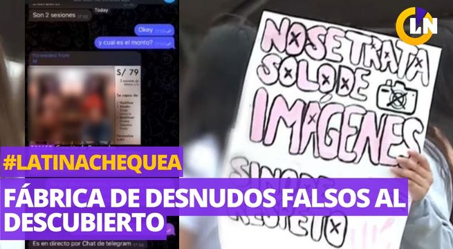 Latina Chequea: Fábrica de ‘desnudos falsos’ al descubierto