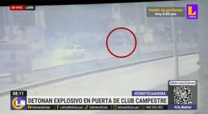 Detonan explosivo en la puerta de un local campestre | VIDEO