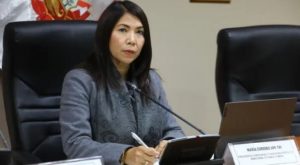 María Cordero Jon Tay: recomiendan suspender e inhabilitar por 10 años a la congresista
