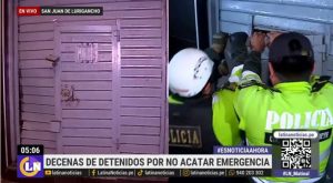 Estado de emergencia: policías intervinieron dos locales en San Juan de Lurigancho