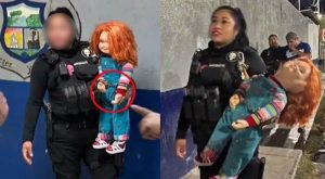 Detienen a ‘Chucky’ en México: muñeco fue esposado por alterar el orden