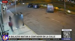 Callao: sicarios asesinan a contador en vía pública y frente a sus amigos 