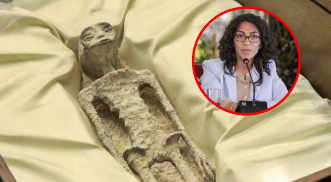 Qué dijo la ministra de Cultura sobre restos humanos que presentaron en México