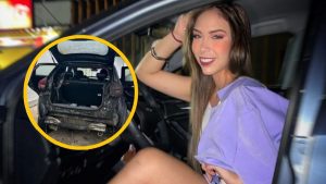 Delincuentes prenden fuego a camioneta de Miss Piura 