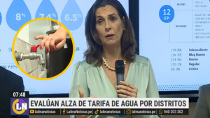 Ministra de Vivienda anuncia que se evalúa alza en tarifa del servicio de agua por distritos