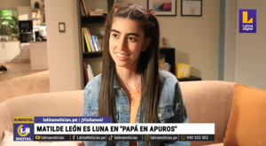 «Papá en apuros»: Matilde León, la risueña actriz que da vida a Luna Seminario en la novela