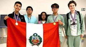 Escolares peruanos ganan medalla de oro en Olimpiada Iberoamericana de Astronomía y Astronáutica