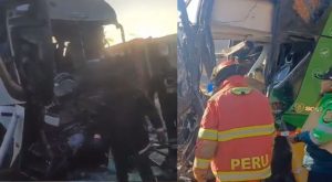 Cusco: cinco muertos y casi cincuenta heridos deja choque entre dos buses