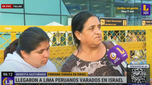 Peruanos que regresan desde Israel: «Era un momento muy desesperante escuchar el cruce de bombas»