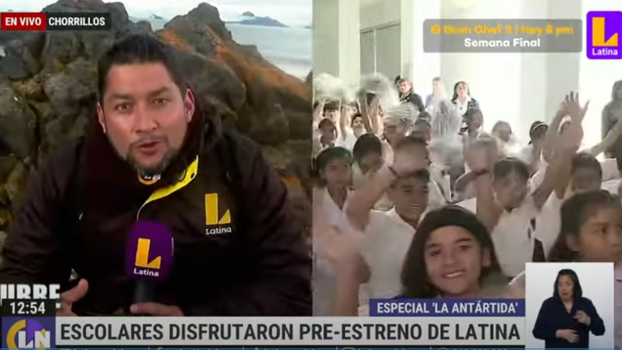 «La Antártida: ¿el fin del continente blanco?»: Alumnos de colegio de Chorrillos vieron adelanto en preestreno
