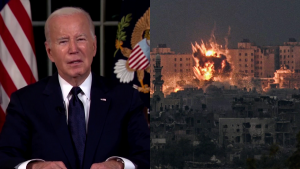 Joe Biden: “Hamás y Putin representan distintas amenazas, pero ambos quieren aniquilar a una democracia vecina”