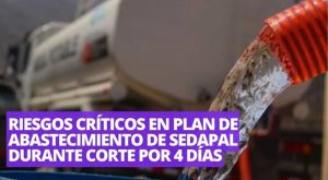 Exclusivo: Sedapal sin plan para cisternas ni abastecimiento diario por corte masivo de agua, revela informe