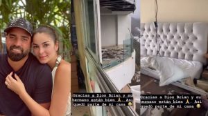 Destrozada: así quedó la casa de Laura Spoya en México tras paso del huracán Otis