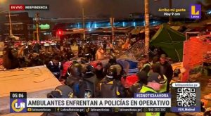 Municipalidad de Independencia desaloja a más de 200 ambulantes