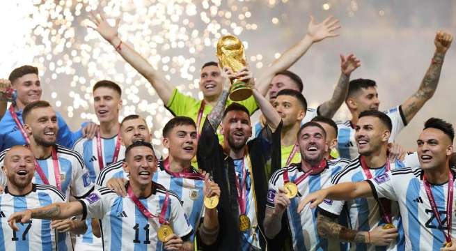 La Selección Argentina es la actual campeona del mundo.