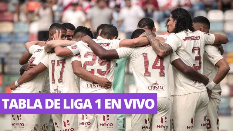 Ver, Tabla de Liga 1 EN VIVO: Universitario lidera el Clausura