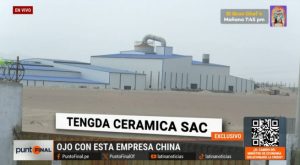 Empresa china construyó planta de cerámica sin permisos y bajo denuncias de explotación