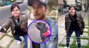 Mujer agrede a Andrés Wiese y a su mascota en la vía pública: «Con tu perrucho horroroso»