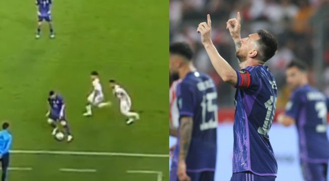 Así fue la increíble jugada de Messi en el Perú vs. Argentina