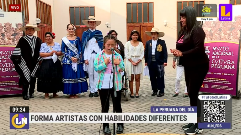 La historia de Rosa María Peña, la mujer que forma artistas con habilidades diferentes