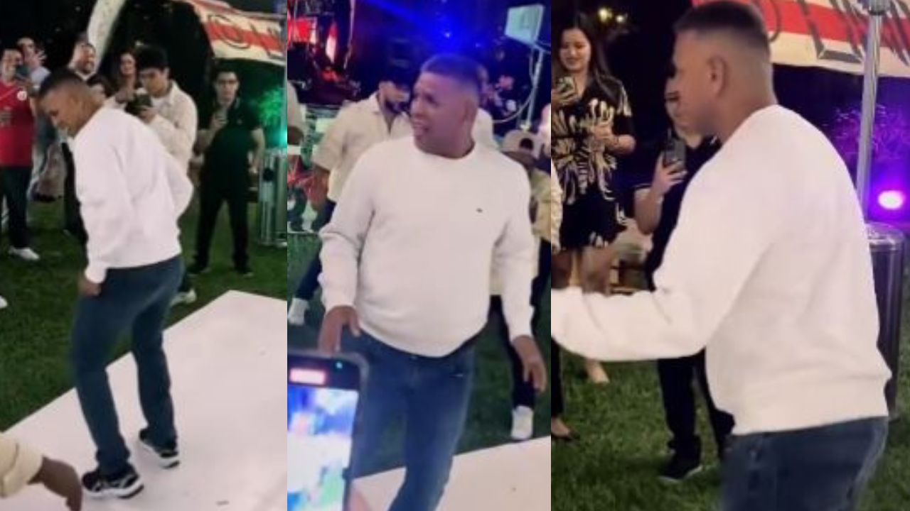 ‘Puma’ Carranza causa furor con sus pasos de baile en fiesta de celebración de Universitario