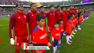 Perú vs. Bolivia: así se entonó el Himno Nacional del Perú en La Paz | VIDEO 