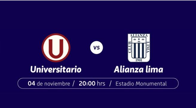 Dónde trasmiten el clásico Universitario vs. Alianza en vivo