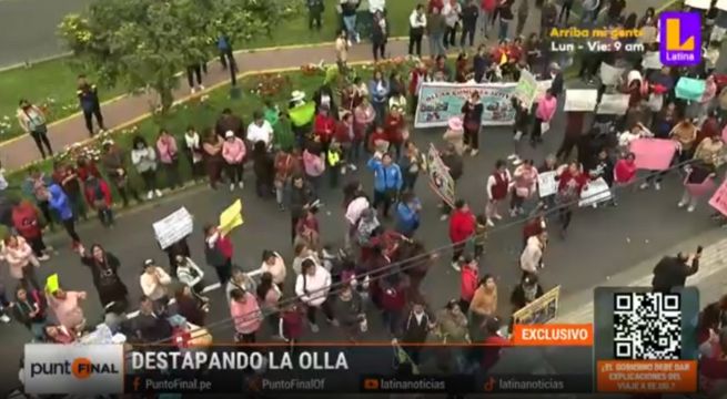 ¿Quiénes están detrás de la protesta en Latina por la problemática de las ollas comunes?