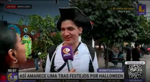 Jóvenes se amanecieron celebrando Halloween y lucieron atractivos disfraces en Miraflores