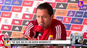 Gianluca Lapadula pidió perdón a hinchas por mal momento de la selección peruana