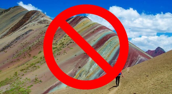 Cusco: suspenden el ingreso de turistas a la Montaña 7 colores