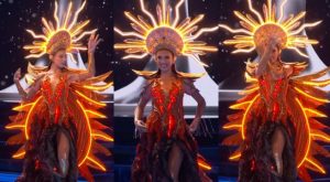 Diseñadora que trabajó con Taylor Swift creó el traje típico más aplaudido en Miss Universo 2023