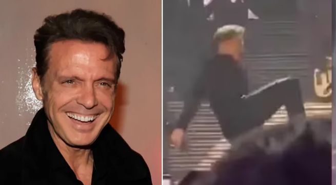 Aparatosa caída de Luis Miguel: mexicano alarmó a sus fanáticos en concierto | VIDEO