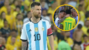 Esto fue lo que le dijo Lionel Messi a Rodrygo en el Brasil vs. Argentina