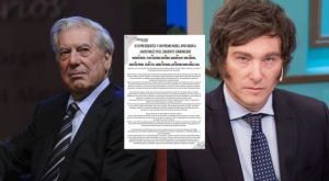 Mario Vargas Llosa y expresidentes piden apoyar a Javier Milei en la segunda vuelta