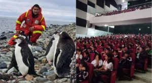 Más de 500 estudiantes quedan sorprendidos tras ver documental sobre la Antártida