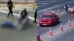 Policía atropella a hombre de 61 años en peaje de Ancón
