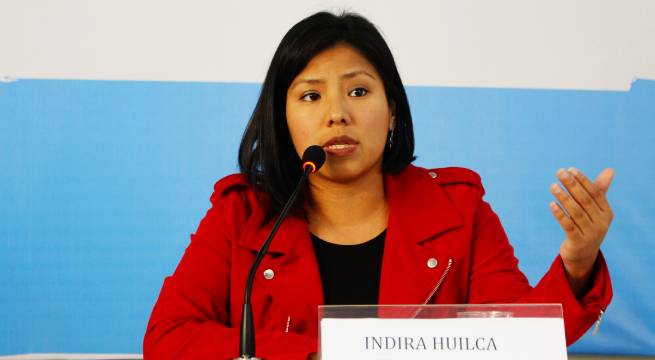 Indira Huilca fue congresista desde 26 de julio de 2016 hasta marzo de 2020.