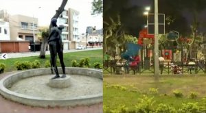 Magdalena: estatua cae encima de niño de 9 años mientras jugaba en el parque